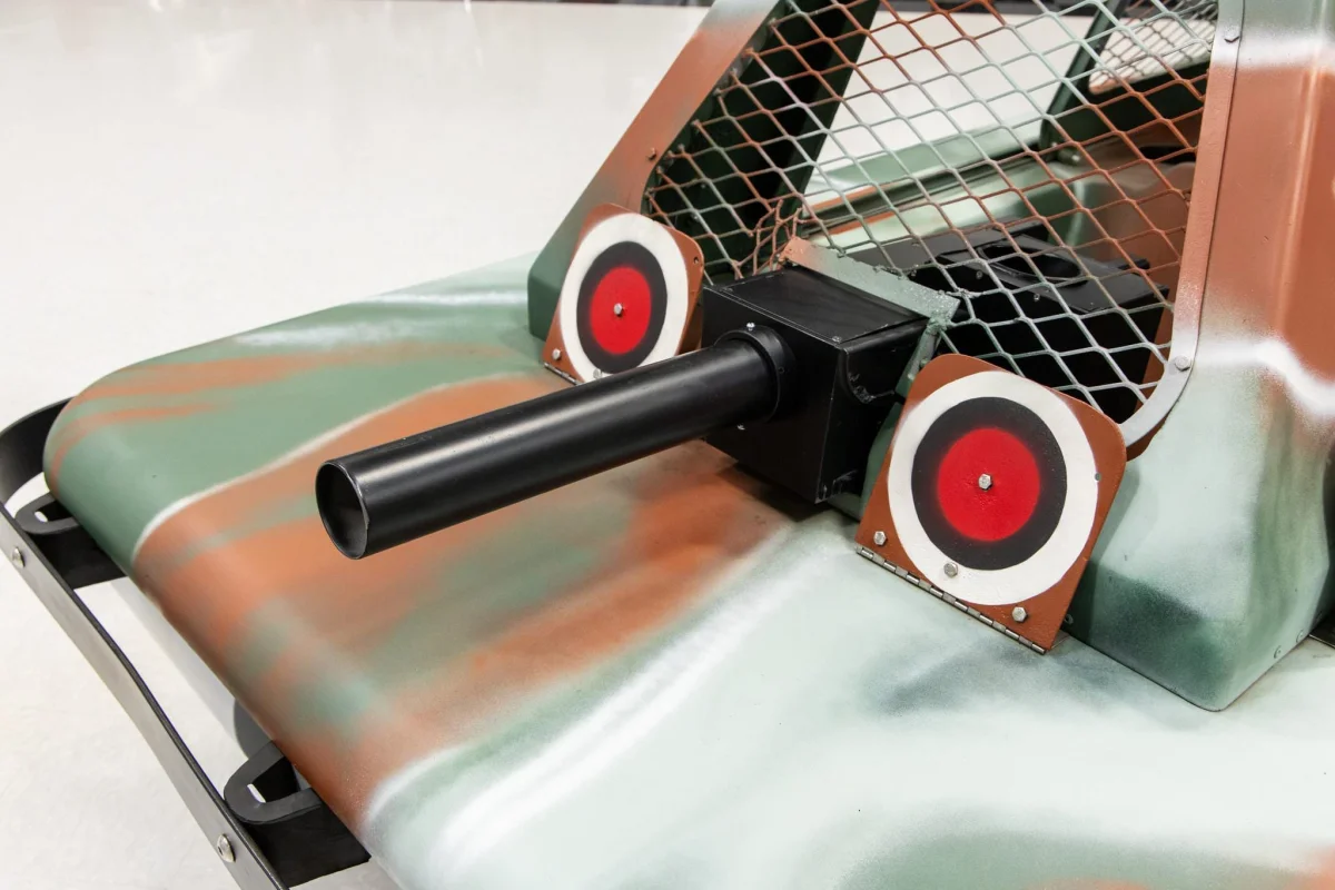 Restored 1981 Action Park Battle Tank With Working Tennis Ball Cannon Offered for Sale