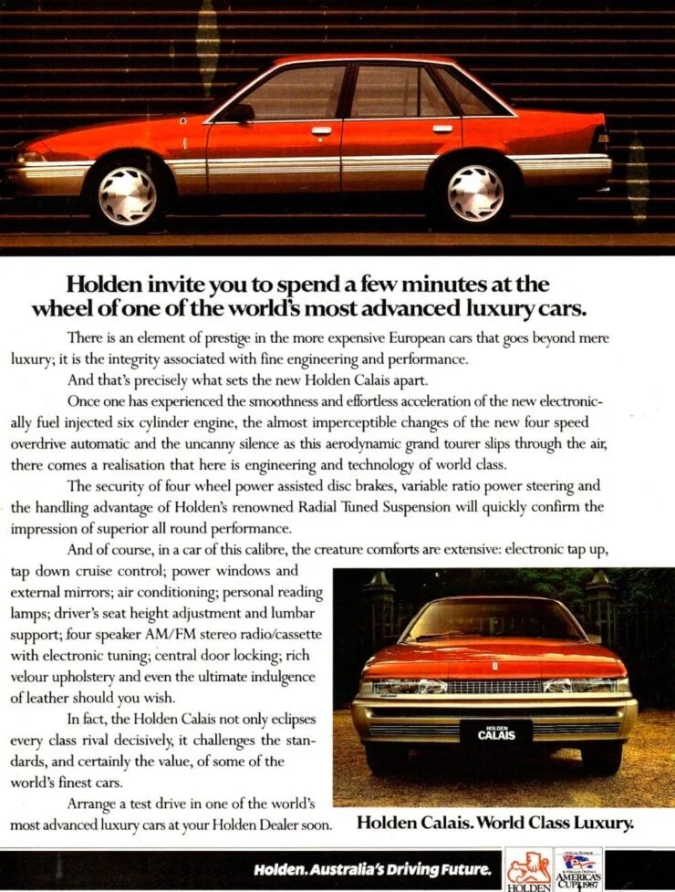 Holden Commodore Vintage Ad 1
