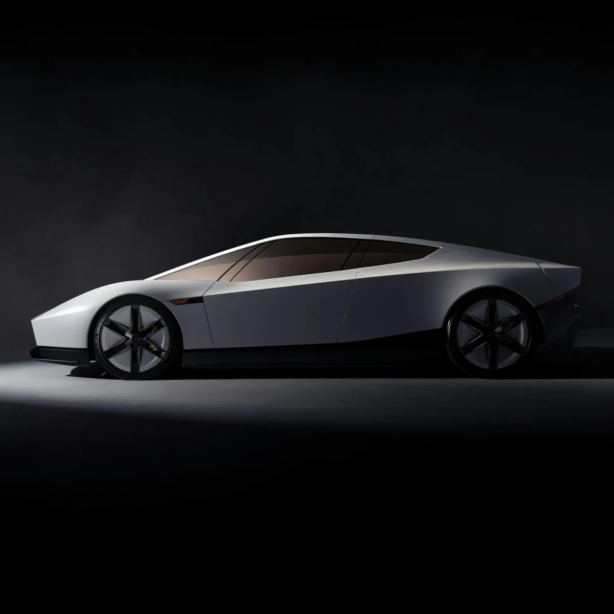 Tesla Roadster side profile