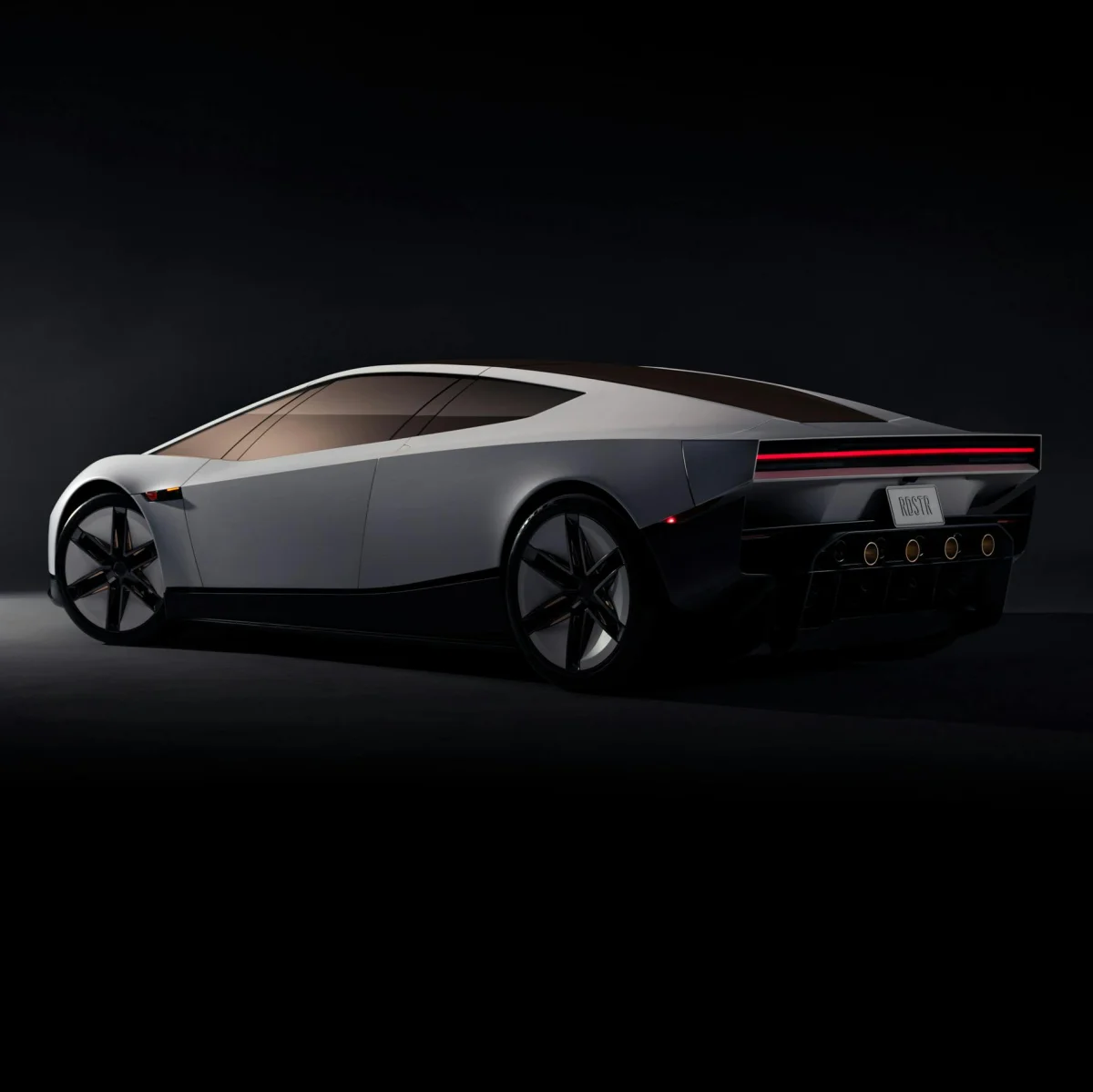 Tesla Roadster rear three quarter