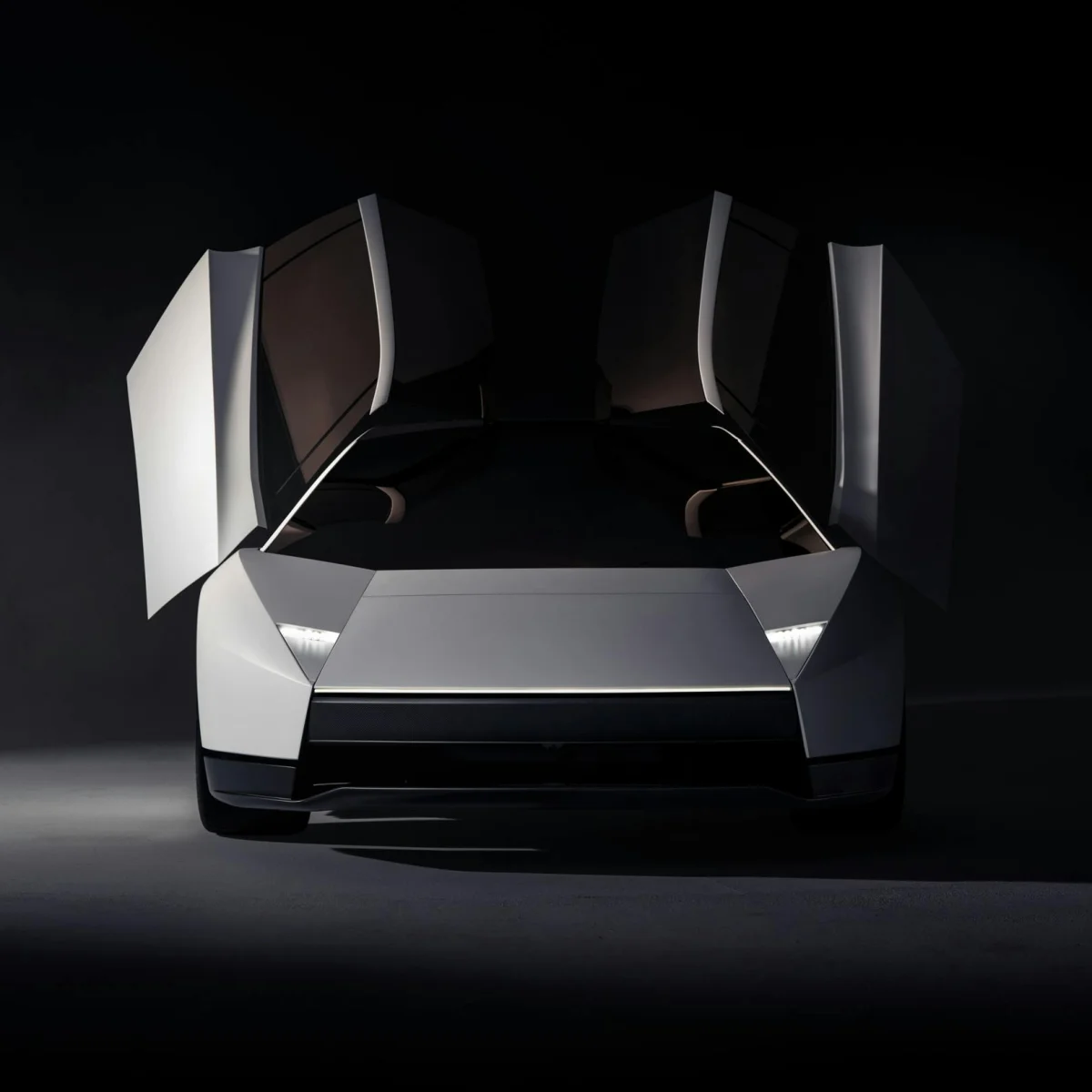 Tesla Roadster frontal doors open