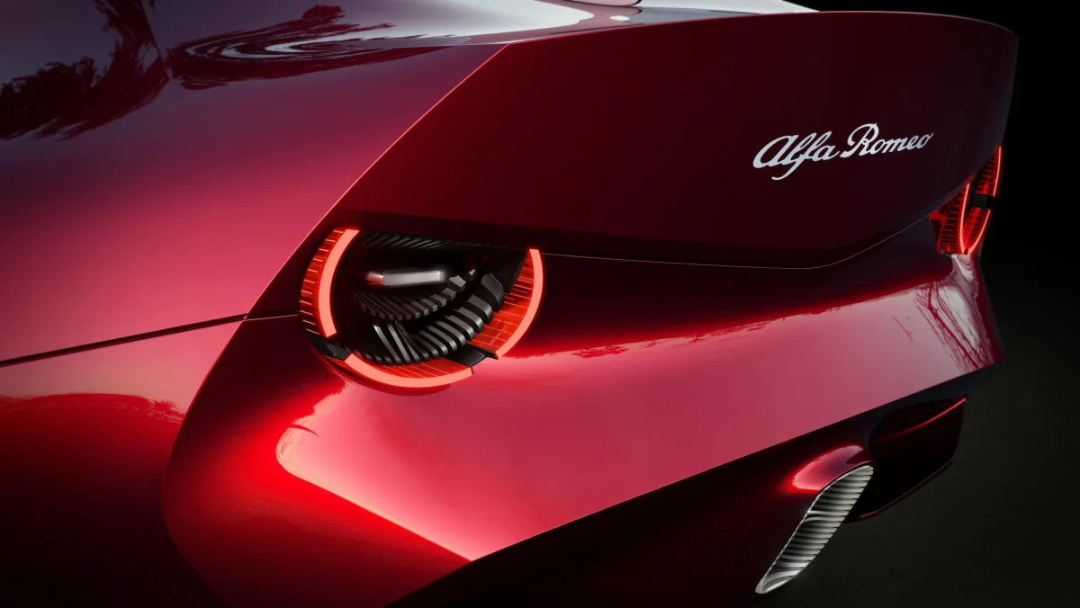 Alfo Romeo Cuorerosso concept rear taillight close