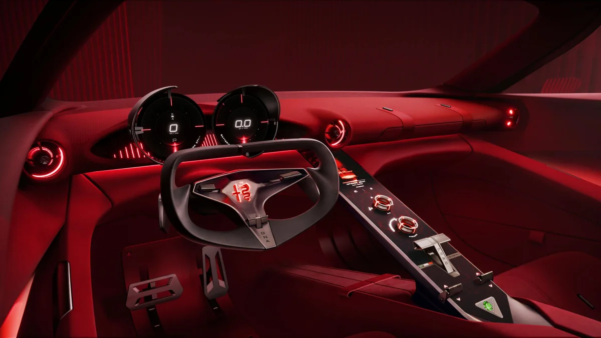 Alfo Romeo Cuorerosso concept interior