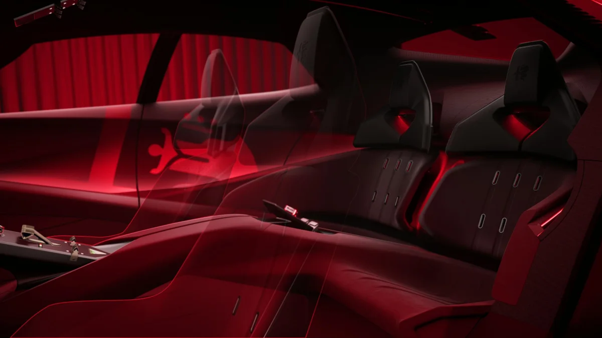 Alfo Romeo Cuorerosso concept interior