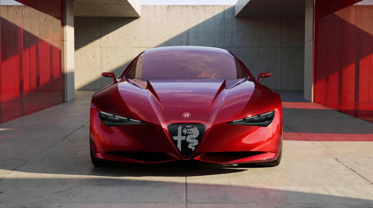 Alfo Romeo Cuorerosso concept frontal
