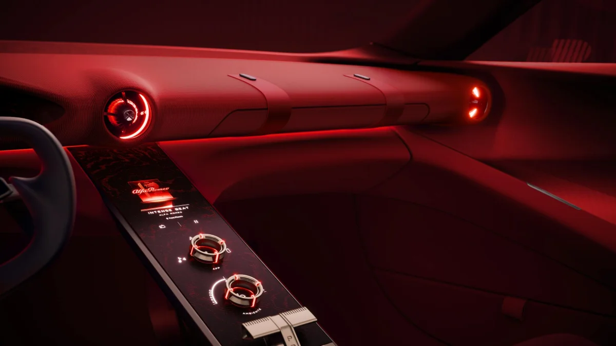 Alfo Romeo Cuorerosso concept interior