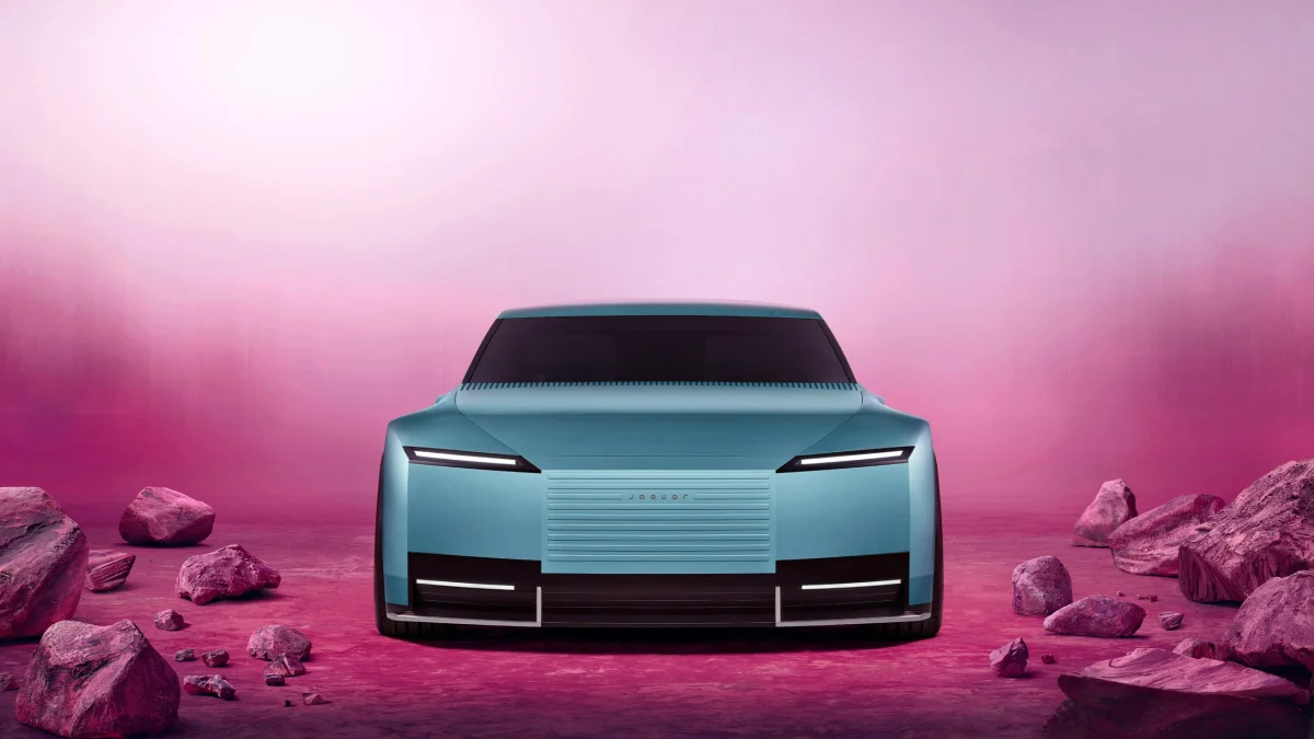 jaguar concept 2024 front blue